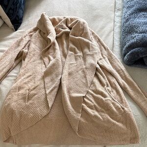 Barefoot Dreams Cozychic Lite Tan Women's Sweater